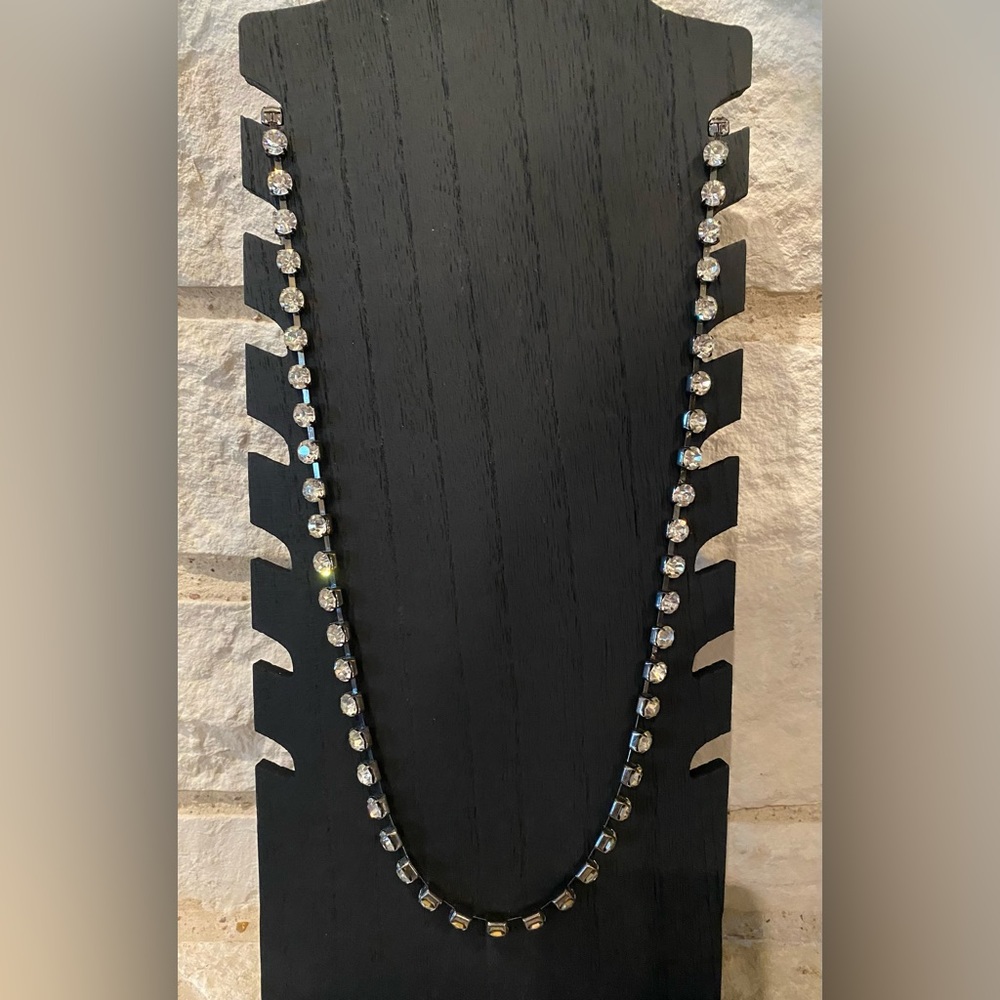 Like new, worn once! Rhinestone 20” necklace